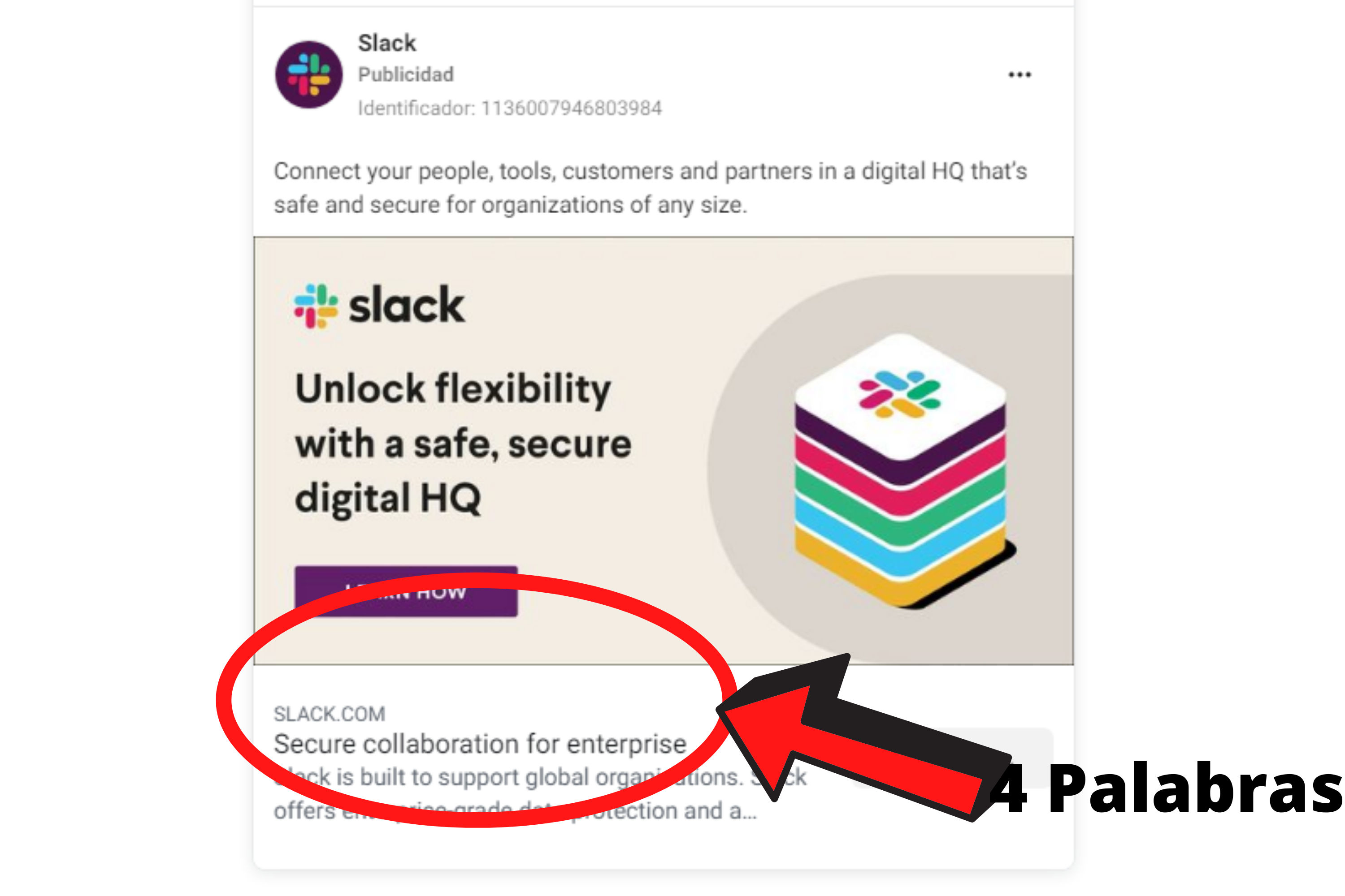 Facebook Ads: Slack